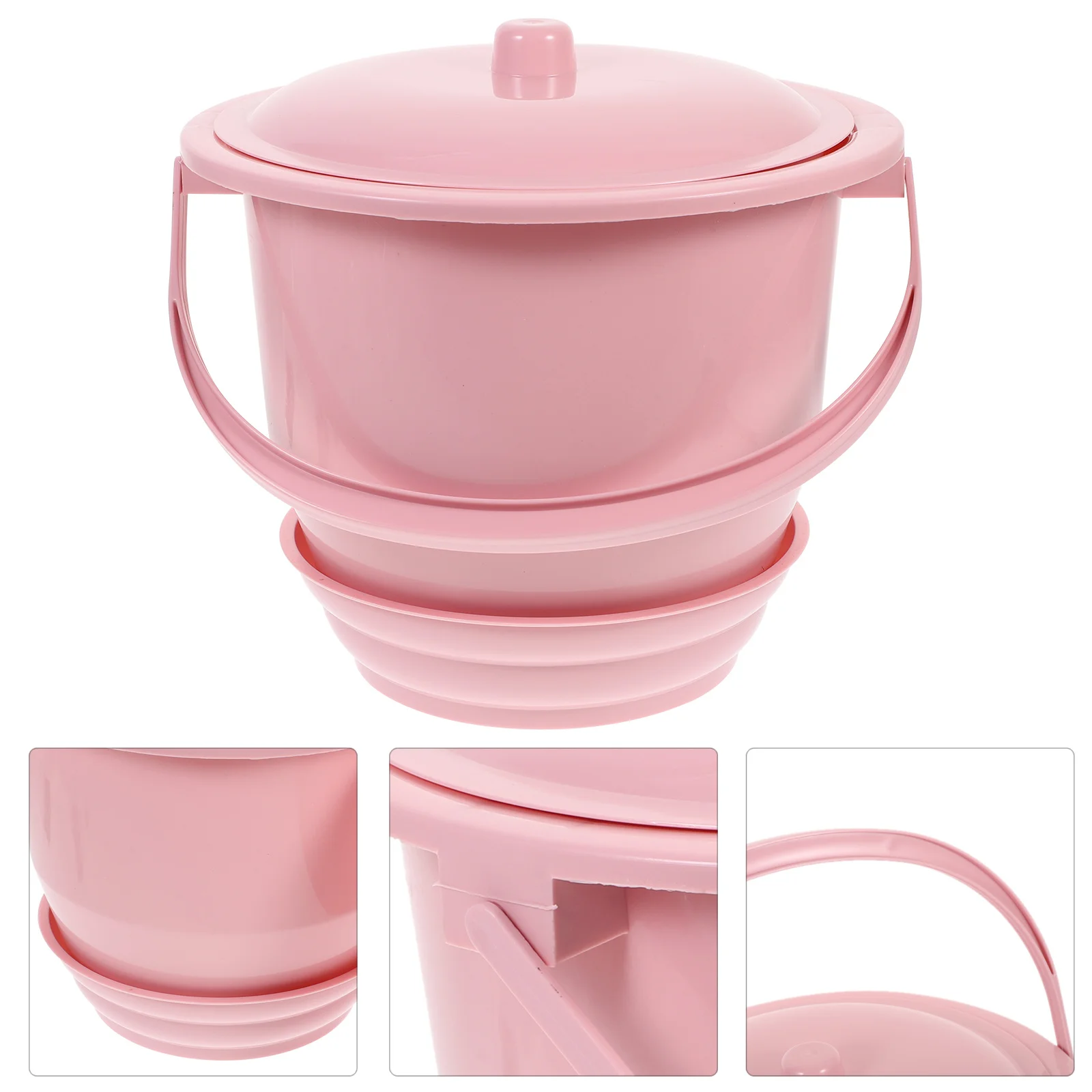 1 قطعة وعاء الغرفة سميكة دائم PP البلاستيك العملي مبولة دلو المحمولة المبصقة للمنزل سهلة التنظيف المبصقة للمنزل #1