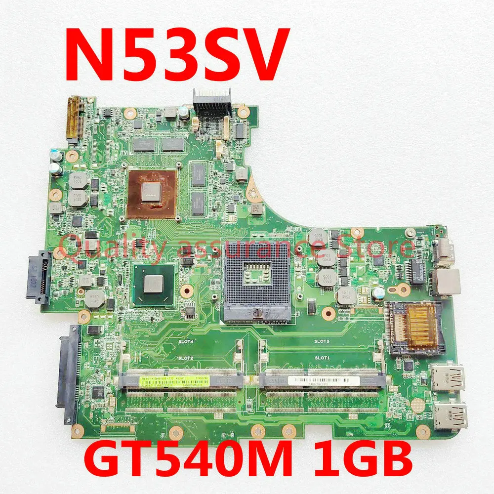 N53S N53SV Motherboard GT540M 1GB For ASUS N53S N53SV N53SN N53SM laptop Motherboard N53SV Mainboard 100%OK