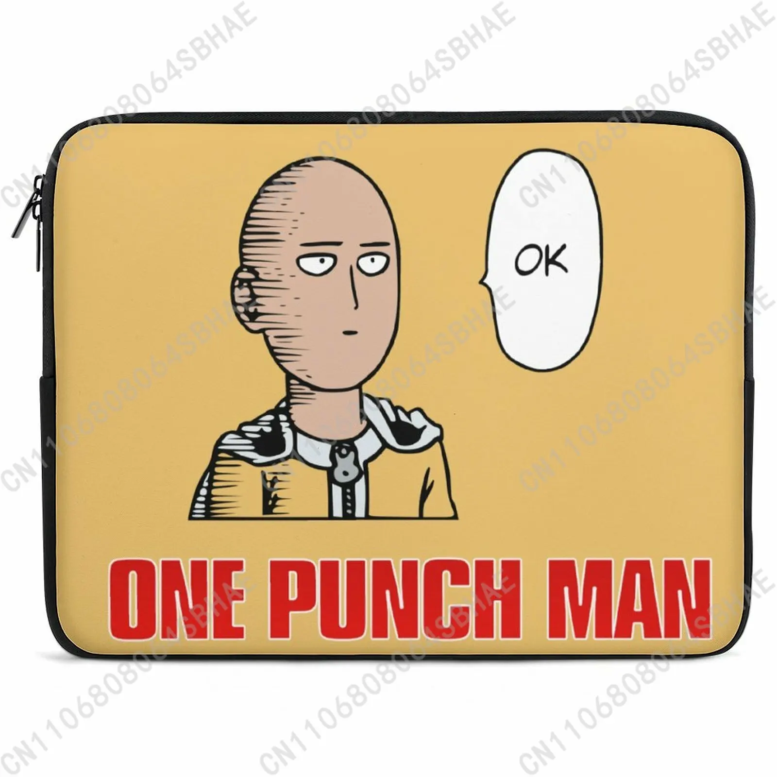 

One Punch Man No Handle Laptop Case Suitable Multiinch Inch Slim Personalized Pattern Neoprene Bag School Students