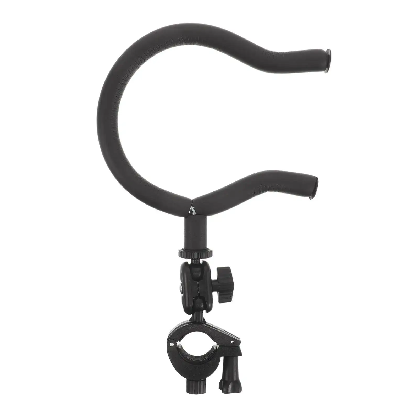 

Черный металлический зажим-держатель для электрогитары, акустической и бас-гитары, для музыкальной стойки, микрофонной стойки, крепления для инструмента, для сценических выступлений