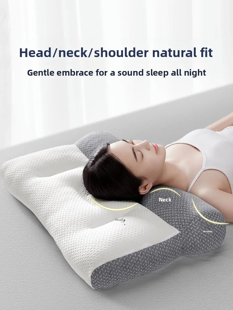 Side sleep neck protection to help sleep traction heating massage for sleeping