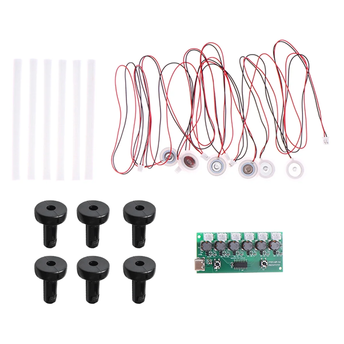 A78E-Humidifier Module DIY Kit Nebulizing Control Board Ultrasonic Nebulizer Mist Driver Circuit Board 6 Nozzle