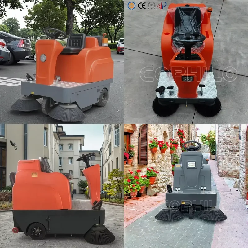 2026 China Cheap Electric Epoxy Floor Cleaning Machine 48v Warehouse Road Sweeper Equipment Clean-in-place Scraping Sweeper
