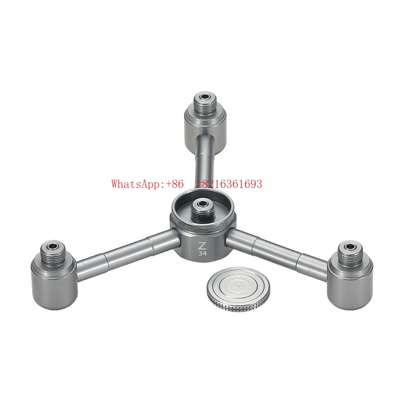Aluminum Alloy One-to-four Connector Camping Ambient Light Outdoor Tank Adapter
