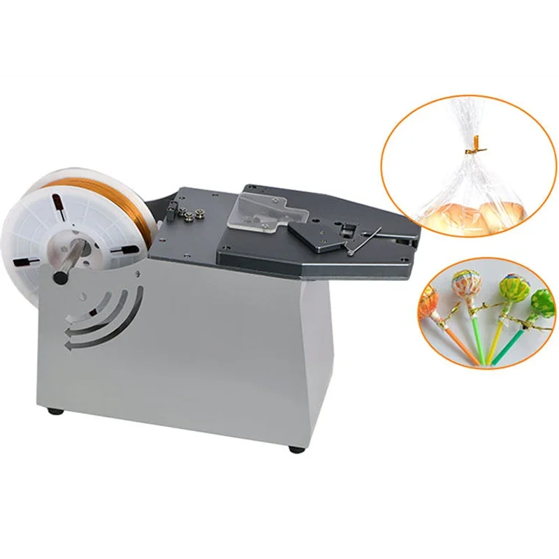 

Fully Automatic Golden Wire Twist Tying Machine Toast Bag Sealer Bread Bag Flower Clipper Candy Bag Wire Twisting Tie Machine