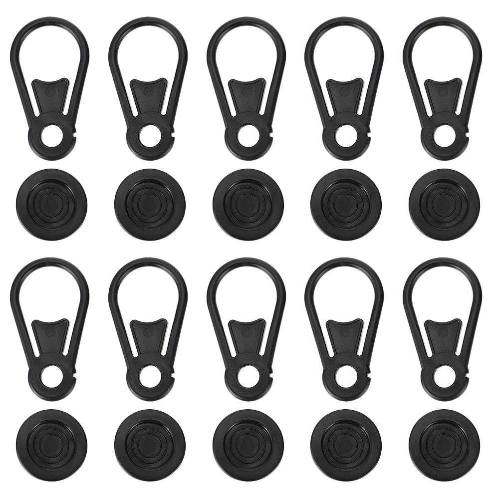 

10Pcs Heavy Duty Tent Clips Outdoor Tarp Fasteners Camping Clips for Sunshade Awning Shade Cloth Fixing Clamps Hiking Beach Gear