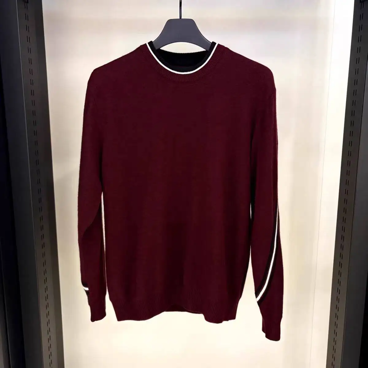 Plus Size Men's Golf Sweater Anti-Pilling Windproof Thermal Fleece Lined Exclusive Custom Winter 2026 Sports for Korean Golfers
