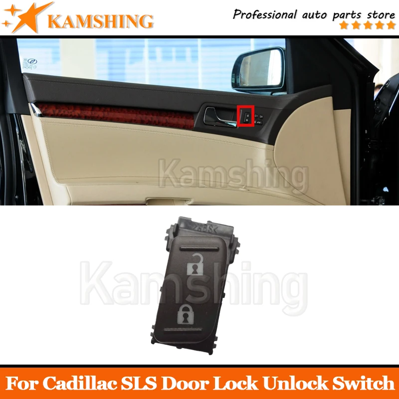 For Cadillac SLS   Car Central Saftey Door Lock Unlock Switch Control Button Front Left Driver Side