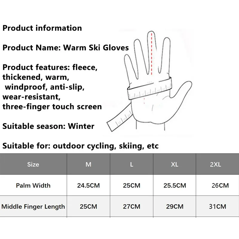 Tactics Outdoors Camouflage Hunting Warm Non-Slip Fishing Gloves Waterproof Touch Screen Winter Ski Camping Cycling Sport Gloves