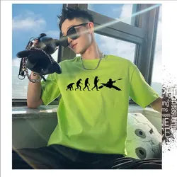 Evolution Of Human Kayaking T-shirt New Fashion Top Quality T Shirt Casual Men Clothing Evolution Kayak Design T-shirt