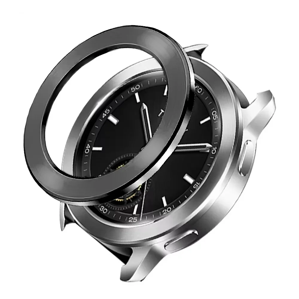 Cover for Xiaomi watch watch S3 original metal bezel black rainbow esim silver stainless steel bezel screen