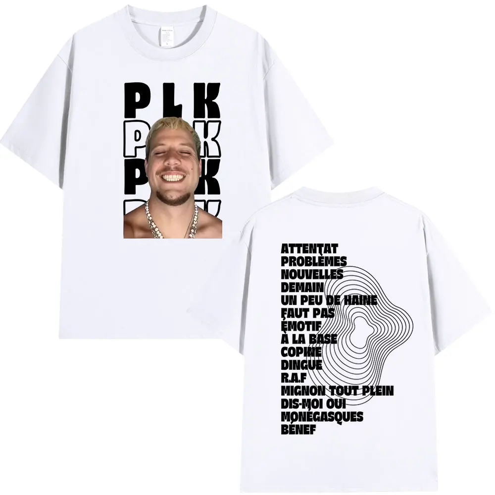 Rapper Plk FACE T-shirt Men Women Clothing Fashion Vintage Hip Hop T-shirts Casual 100% Cotton Short Sleeves T Shirts Streetwear