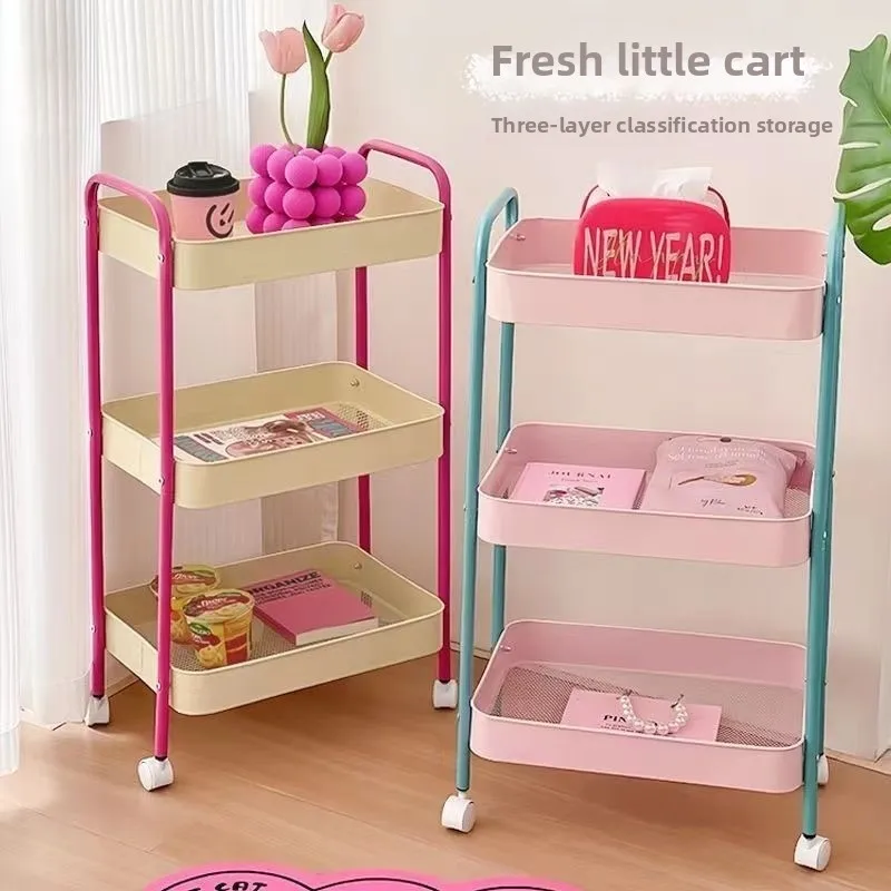 

Large Capaci Cr Sle Cosmetic Storage Ra Mobile Cart Multi Layer eup Organizer Modern Simple Design Bedroom Storag...