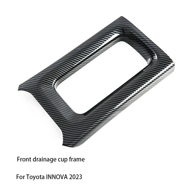 

For Toyota INNOVA 2023 Front Row Center Console Water Bottle Frame Inner Decoration Car Accessories Modification Parts