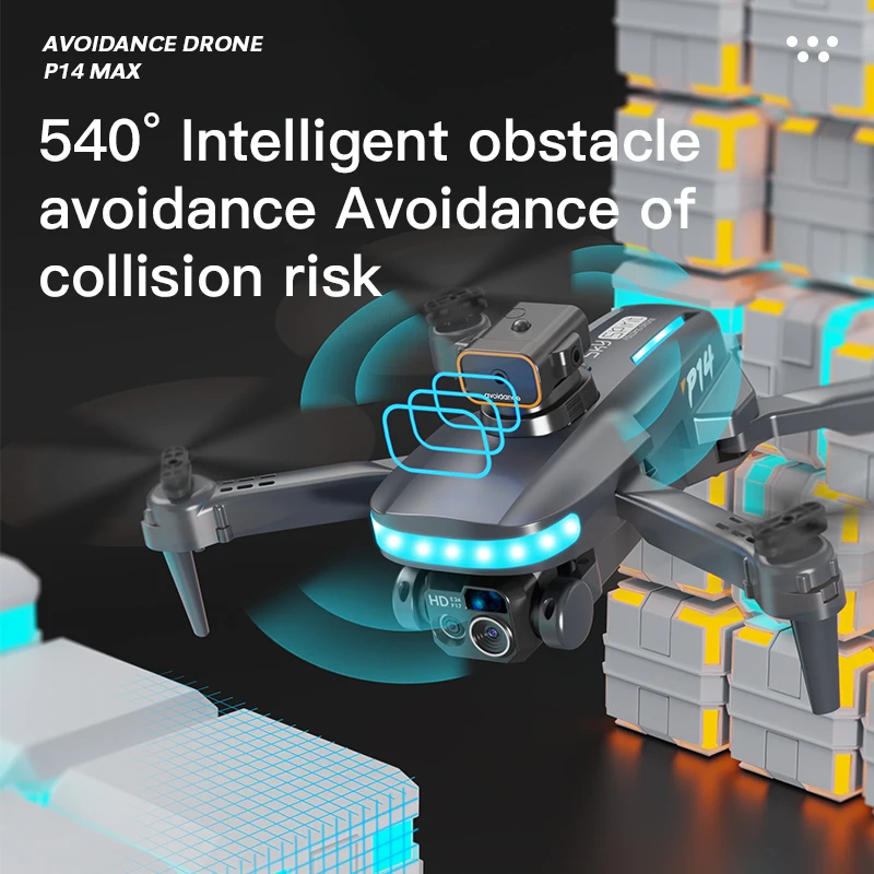 طائرة بدون طيار شاومي ميجيا P14 صغيرة مزودة بنظام تحديد المواقع العالمي ، كاميرا احترافية عالية الدقة 8K ، ميزة تجنب العوائق الذكي ، طائرة رباعية بدون فرشاة قابلة للطي ، طائرة RC 5000m