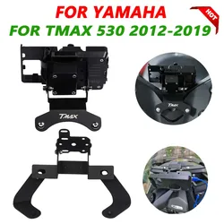 For YAMAHA TMAX530 T-MAX TMAX 530 2012 - 2018 2019 Motorcycle Mobile Phone Holder Smartphone GPS Navigation Bracket Mount Stand