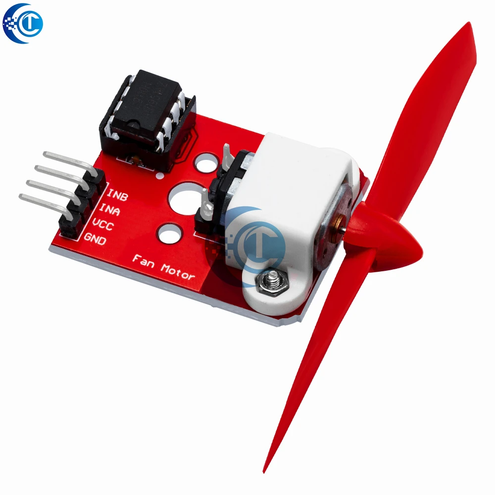 Picture 4: L9110 Motor Driver Fan Module - Dual H-Bridge DC Motor Controller for Arduino Robotics Projects