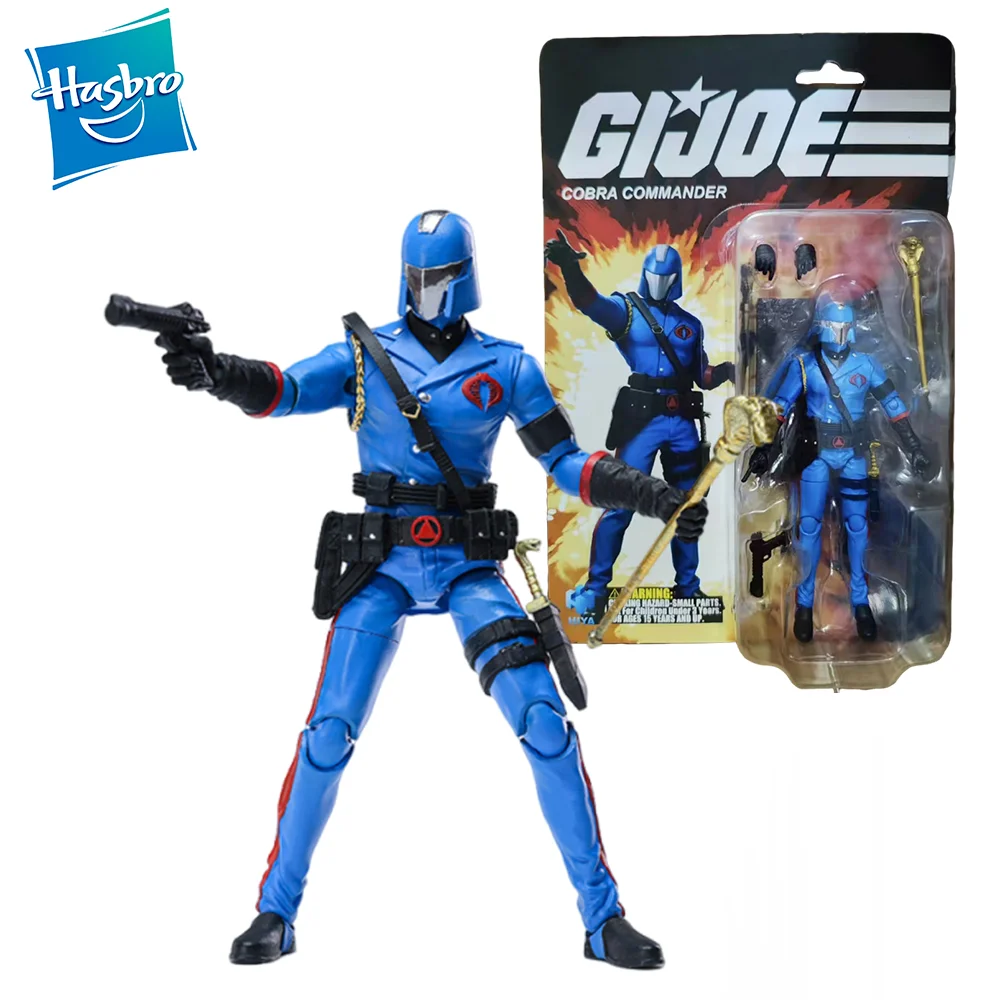 

In Stock Original Hasbro 1/18 G.I.JOE Cobra Commander Exquisite Mini Series Anime Figure Action Figure Model Toys for Boys