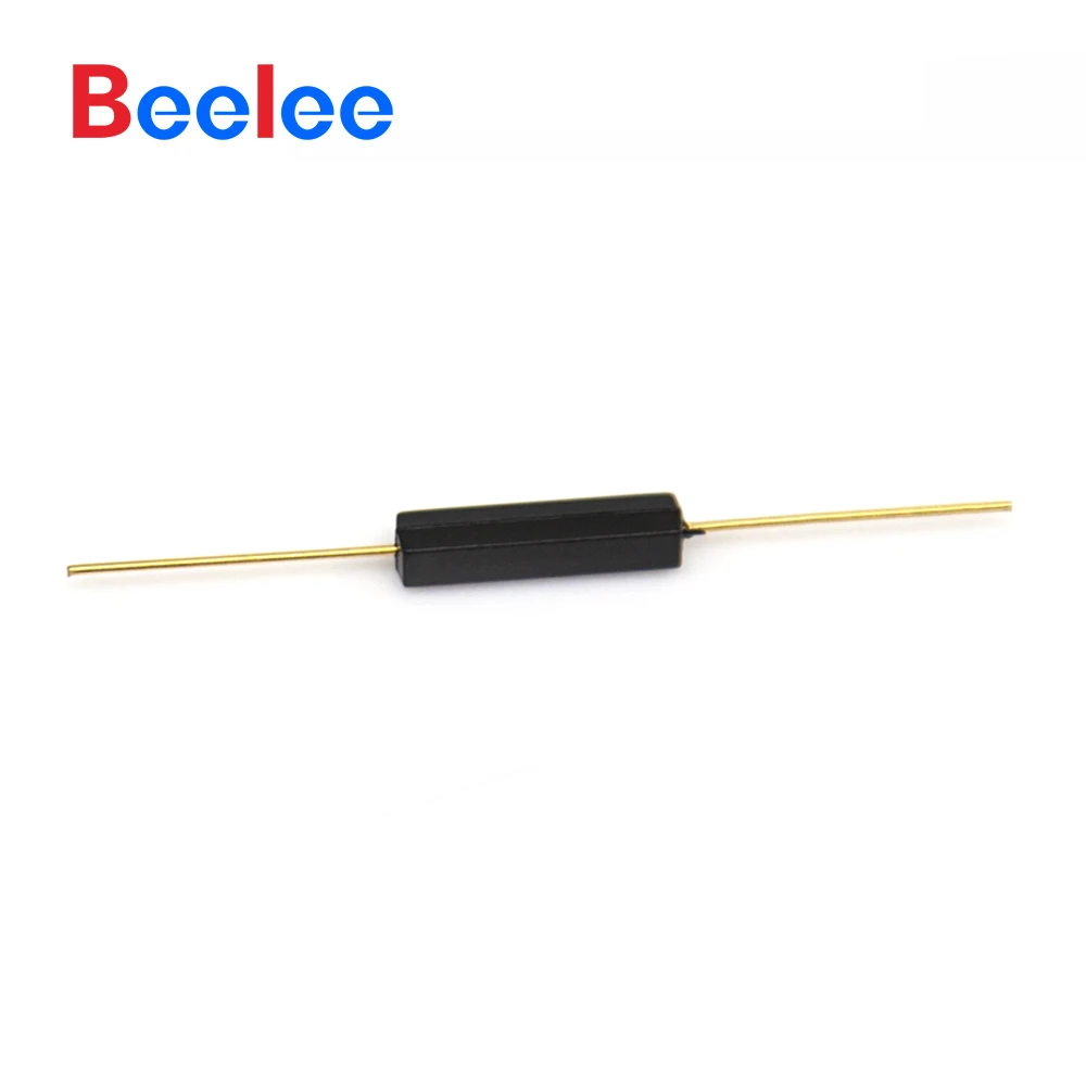 50PCS Beelee Plastic Reed Switch 2.8x14mm Glass Magnetic Reed Switch Reed Switch Magnet 14 For PCB Board