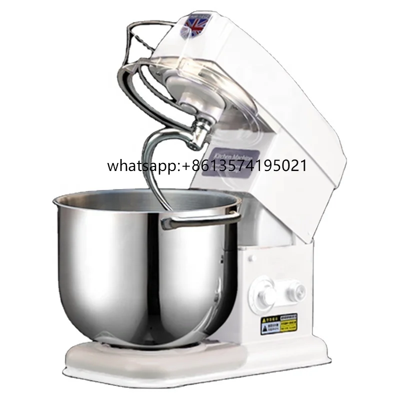 

7L Mini Colorful Electric Food Kitchen Home Appliances Stand Mixer Machine with 4 Tools for Mixing Egg Milk Cream and Butter