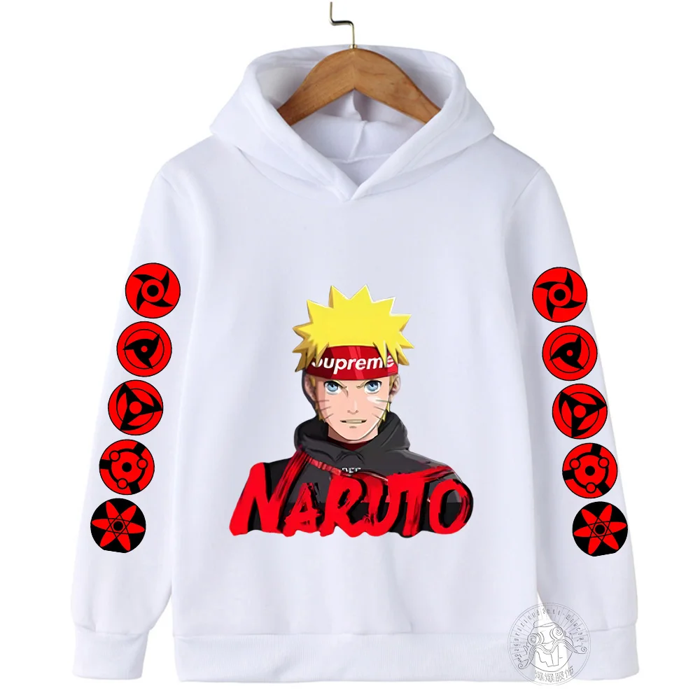 Naruto cartoon hoodie Kids Hoodie Girls Clothes Teen Boys full sleeve hoodie Naruto kids pullover Fall casual sports top