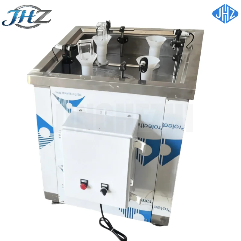 

Полуавтоматическая машина для мойки и сушки пластиковых и стеклянных бутылок JHZ 2-в-1