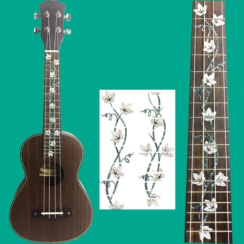 M5TC 23inch Ukulele Fretboard Sticker Ukulele Fretboard Note Decal Guitar Inlay Sticker Label Decals Stickers for Beginner