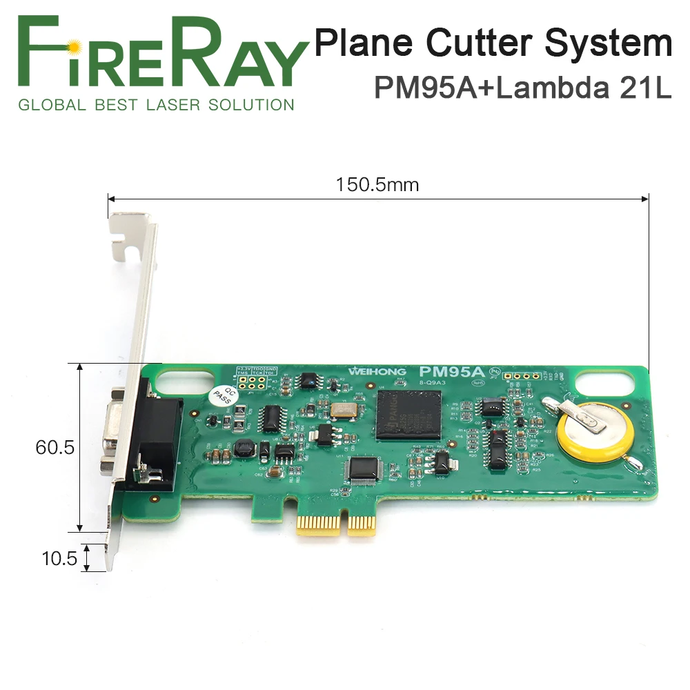 Controlador láser de fibra FireRay WeiHong PM95A + Lambda 21L con volante inalámbrico para avión/tubería/acero angular/acero de canal