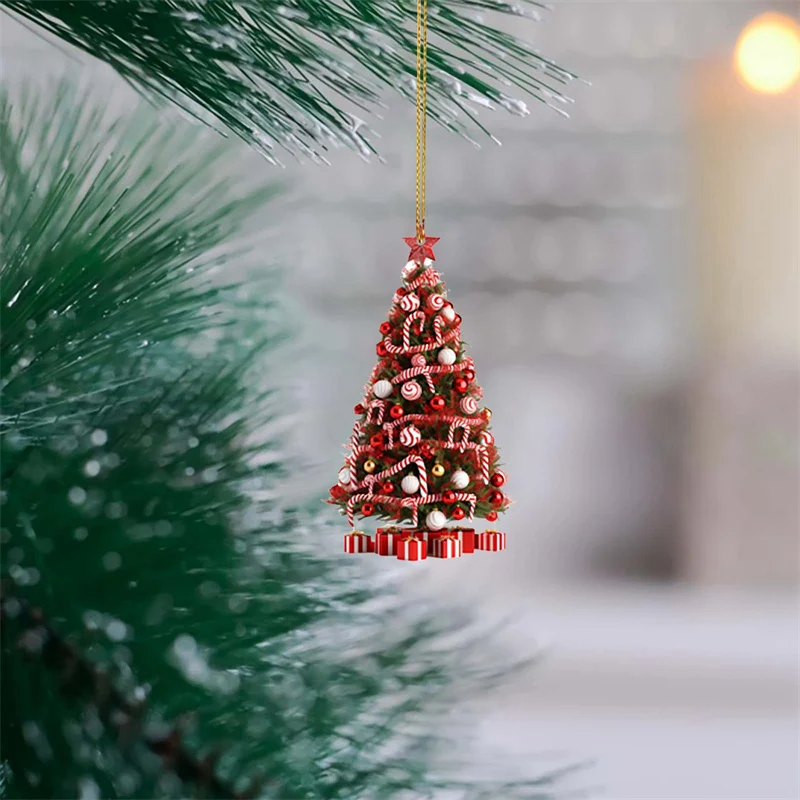 2/3PCS Christmas Decorations Christmas Gifts Home Decoration Durable And Environmentally Friendly No Deformation Acrylic Pendant