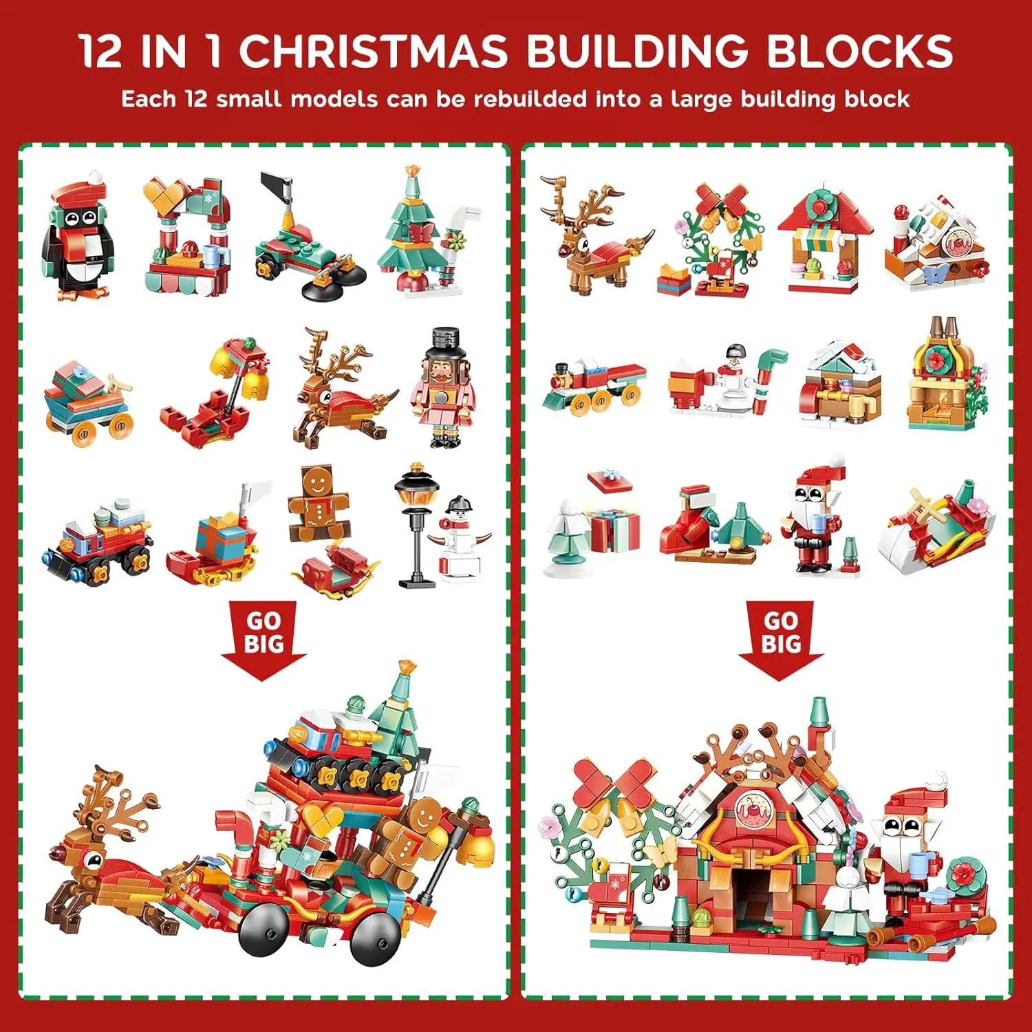 عيد الميلاد مفاجأة تقويم القدوم 2025 12 في 1 بنة مجموعات الإبداعية هدايا عيد الميلاد للبالغين أطفال بنين بنات #2