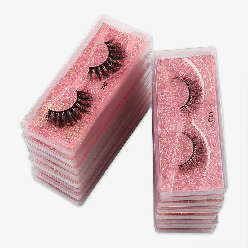 1 Pair Cat Eye Lashes Eyelashes 15MM False Eyelashes Strip Eyelashes Fake Lashes