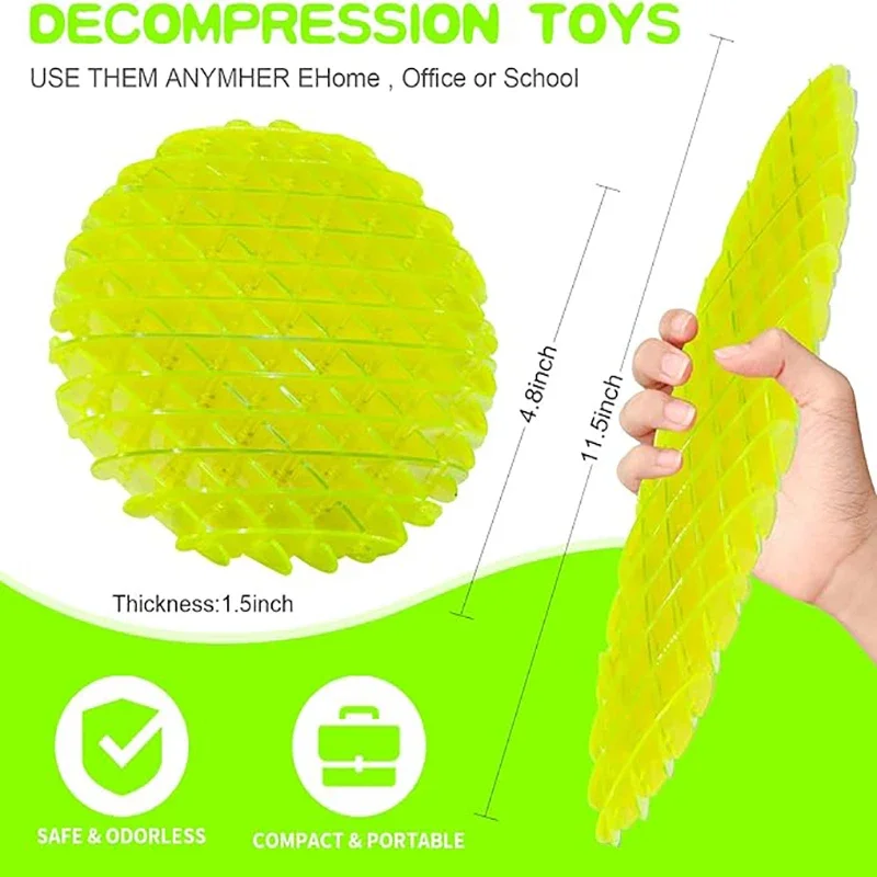 Worm Unpacking Morphing 2024 Worm Big Fidget Toy Fidget Worm Six Sided Pressing Stress Relief Squishy Worms Stress Relief Toys