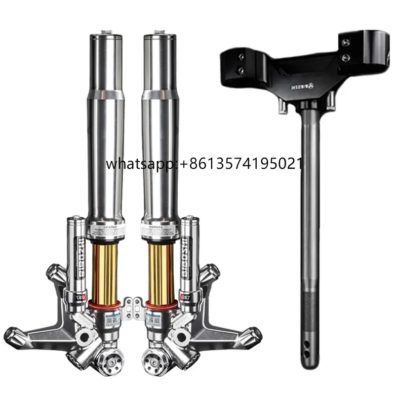 

BIBOSHI GS7 Front Suspension New Inverted Front Fork with 43Core Installation Hole Distance Model 400mm