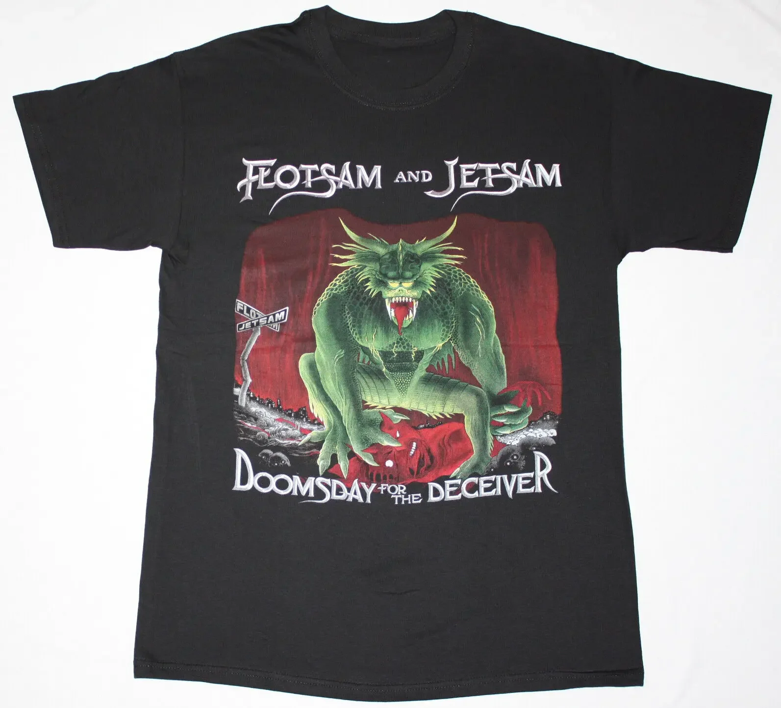 FLOTSAM AND JETSAM DOOMSDAY FOR THE DECEIVER Black All Size Shirt AC693