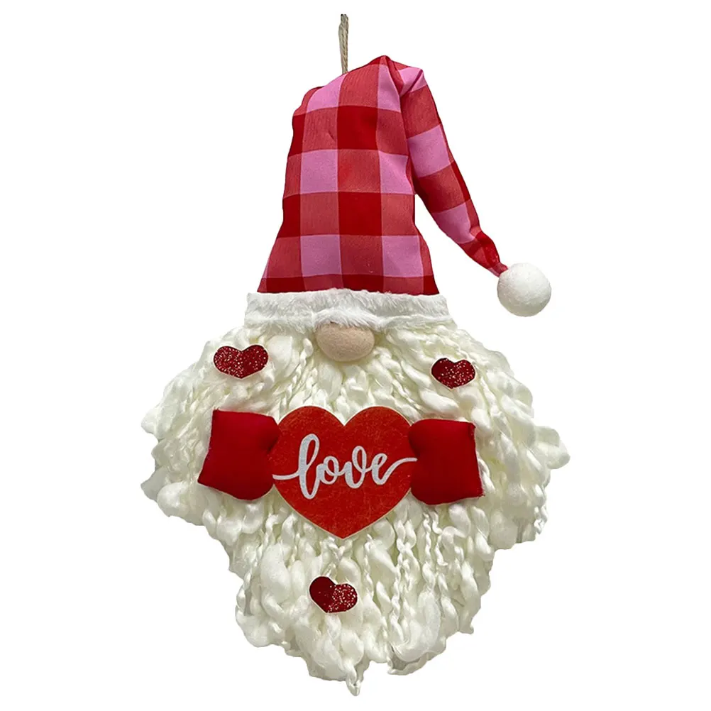 

Valentine's Day Gnome Pendant Hanging Decor Cloth Party Home Office Decoration Festival Romantic Ornament