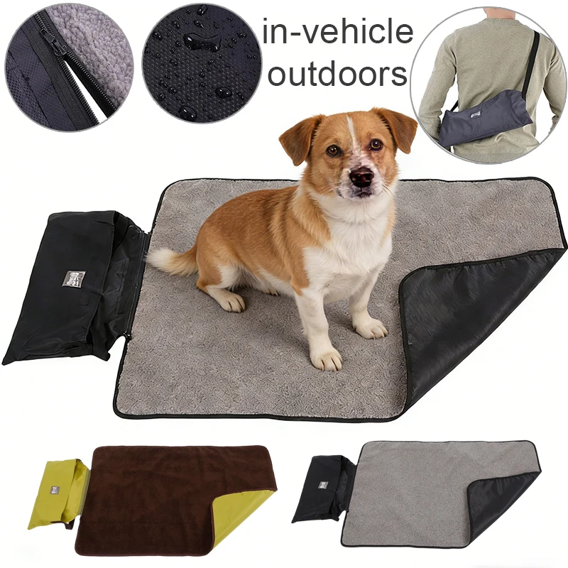 

Wear Resistant and Dirt Resistant Camping Picnic Pet Special Mat Foldable and Washable Cat and Dog Mat Car Mounted Anti Dirt Pad