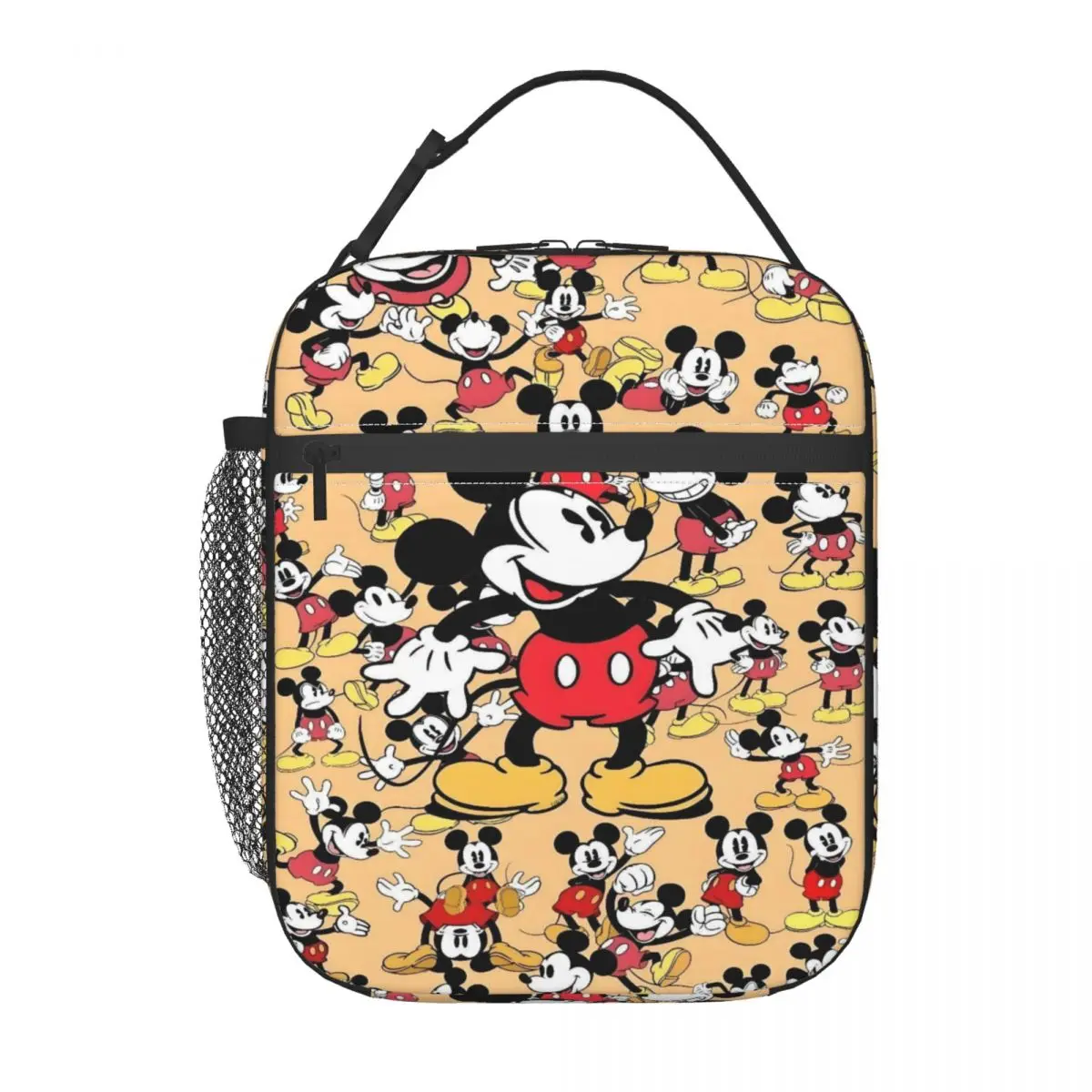 

Mickey Mouse Art Thermal Insulated Lunch Bags Women Cartoons Lunch Container for School Office Outdoor Multifunction Food Box