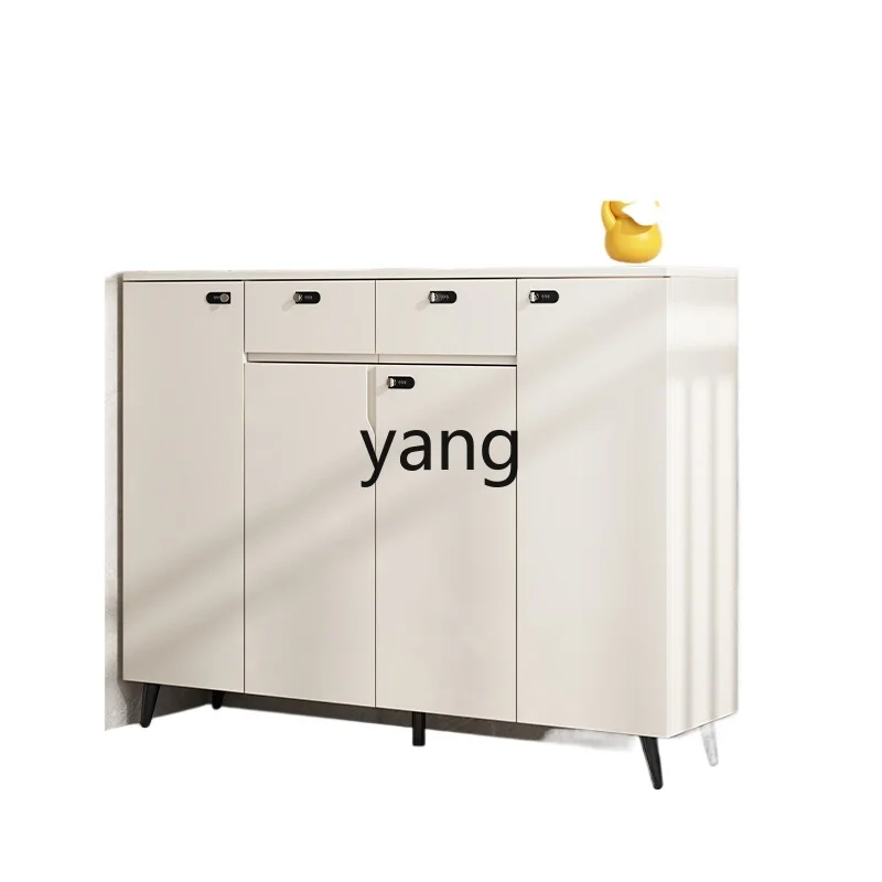 

LH solid wood anti-theft shoe cabinet household elevator entrance to the home against the wall storage corridor cabinet