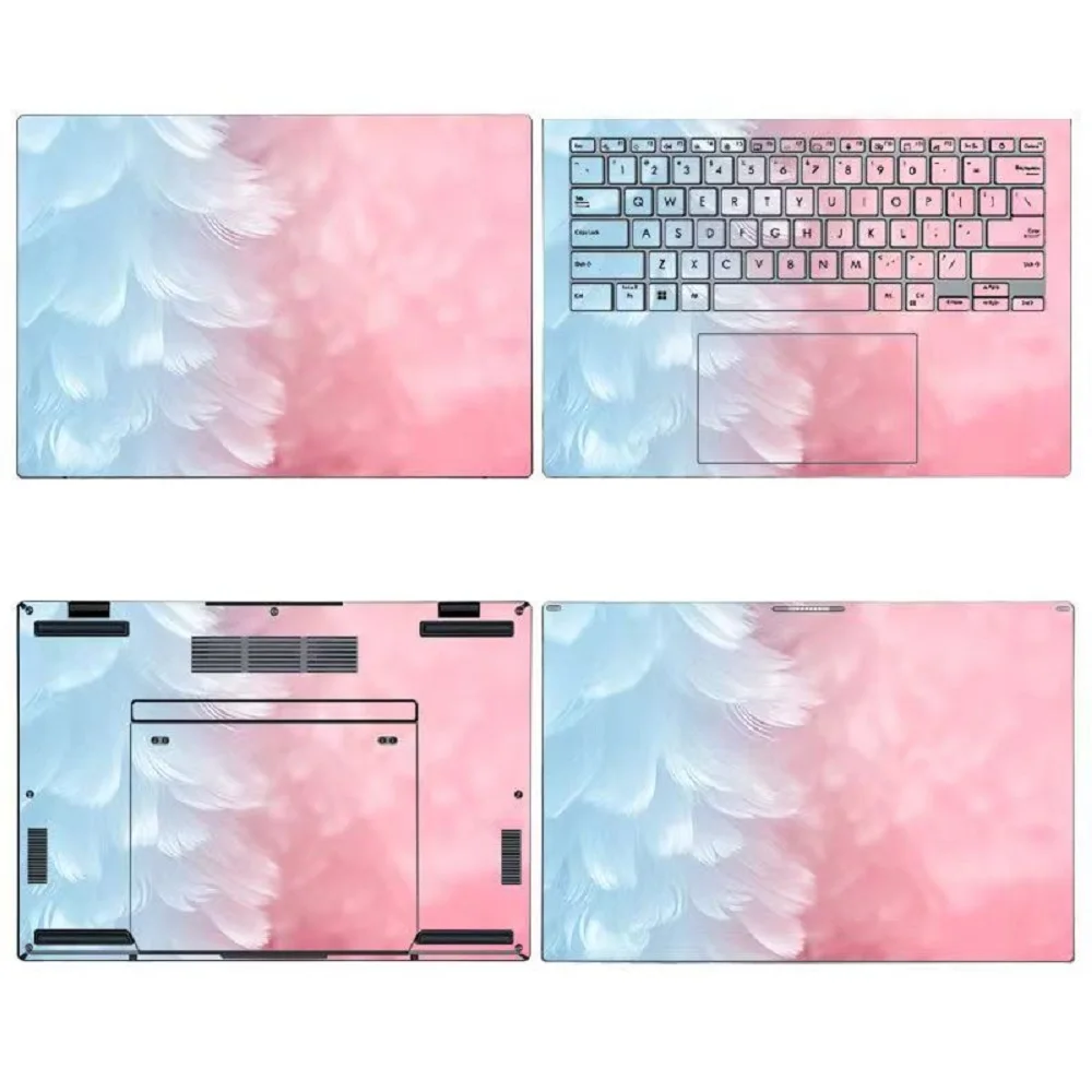 Pre-Cut Anti Scratch Vinyl Sticker Skin Protector for ASUS Zenbook Duo (2024) UX8406 UX8406M 2025 UX8406C