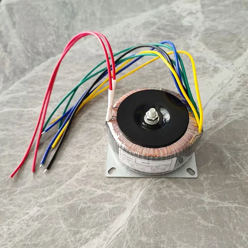 30W/40W/50W Toroidal Transformer 220V Audio Loudspeaker Amplifier Transformer
