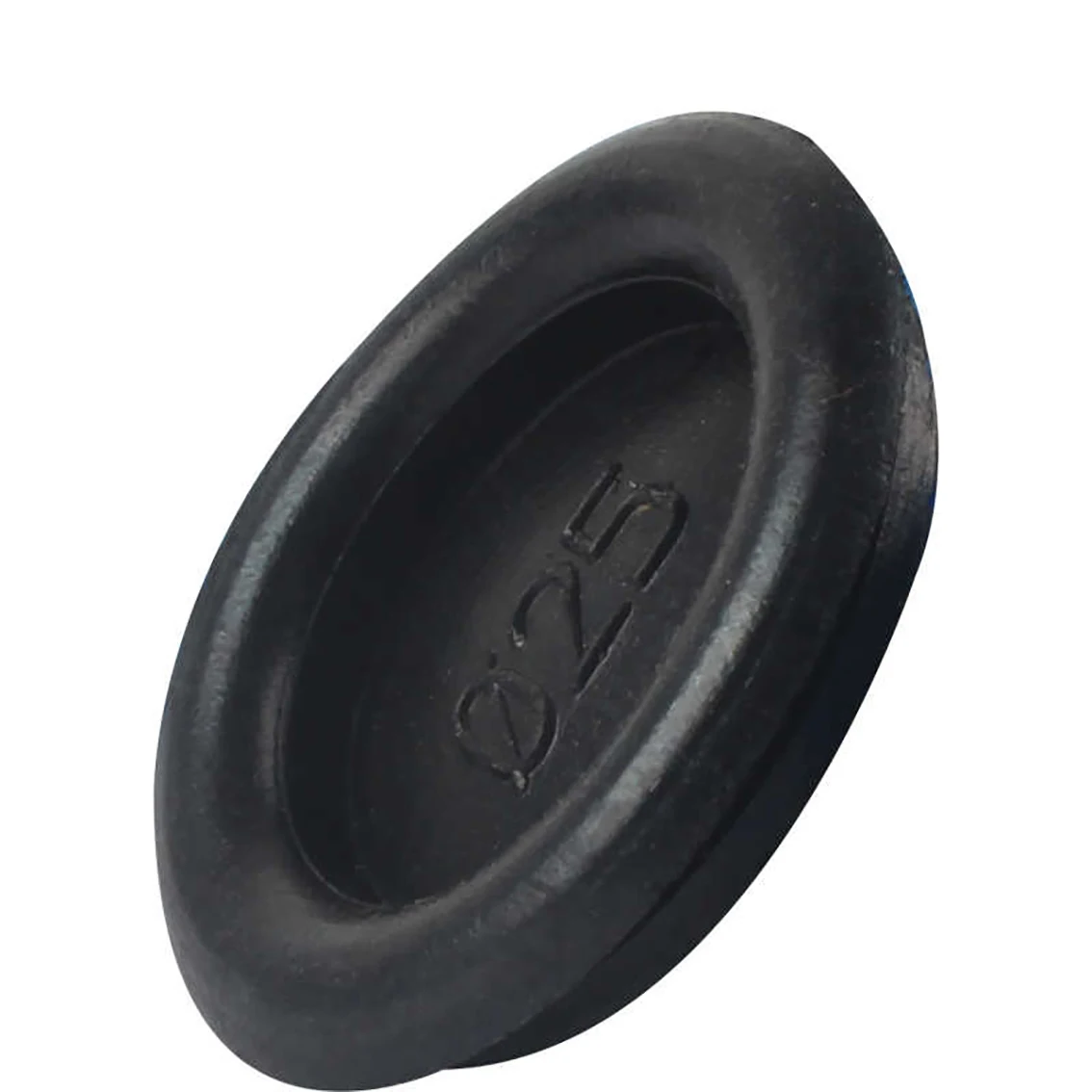 Oeillet de câblage en caoutchouc noir, 1 à 20 pièces, 14mm 16mm-150mm, bouchon à trou borgne simple face, protection des fils électriques, joint d'étanchéité