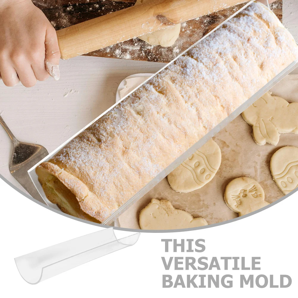 

Cake Shaper Baking Molds Acrylic Material Oven Homemade Tool Pastry Form Machine Swiss Roll Roller Cake Roll Mold Dessert Maker