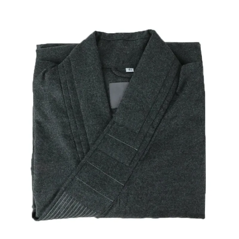 Winter Buddhist Monk Robes Zen Meditation Clothes Woolen Fabric Monnik Gown Meditasyon Kungfu Uniform Shaolin Clothing Unisex
