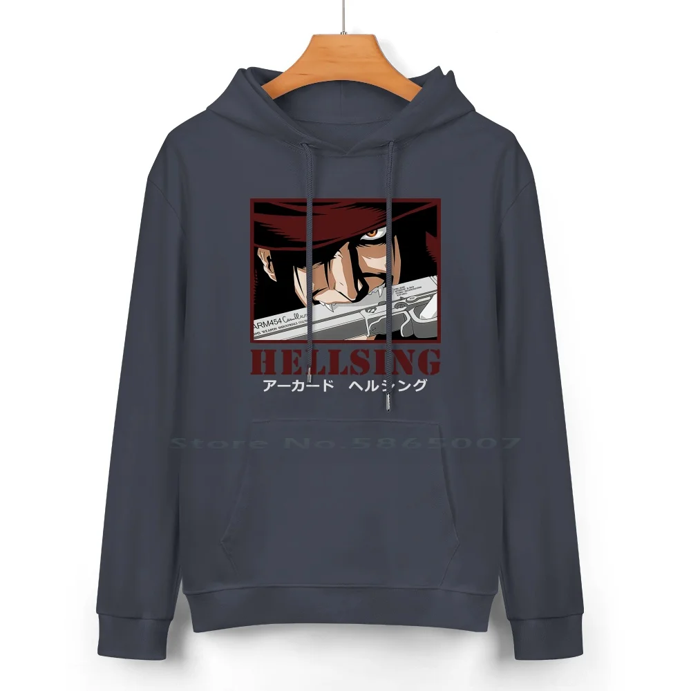 Alucard Hellsing Pure Cotton Hoodie Sweater 24 Colors Anime Manga Dracula Hellsing Ultimate Hellsing Alucard Seras Integra