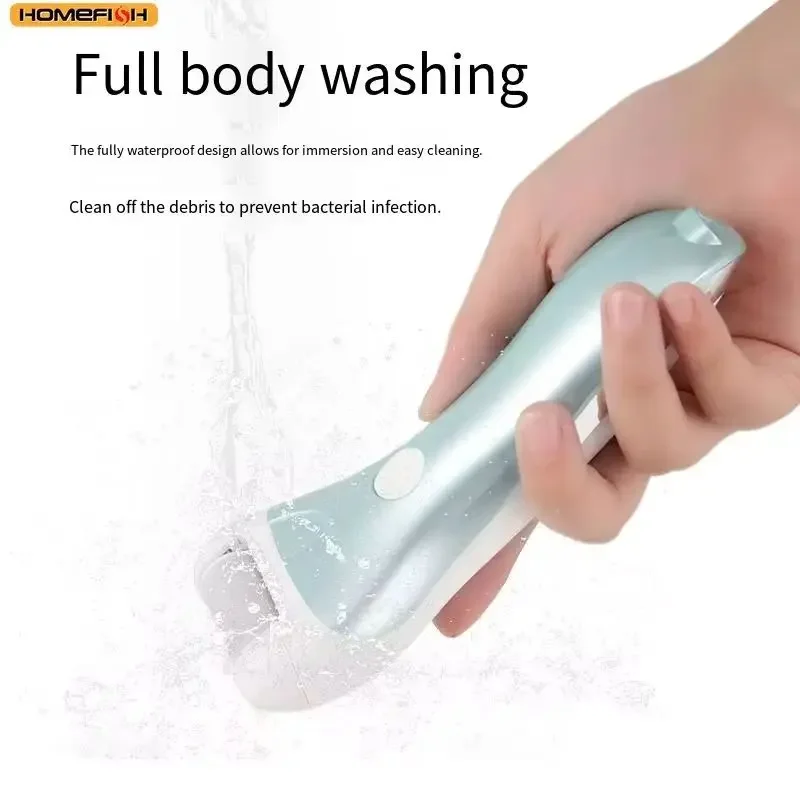 HOMEFISH Electric Pedicure Foot USB Rechargeable Power Display Grinding Exfoliator Replacement Heads For Heel Callus Remover