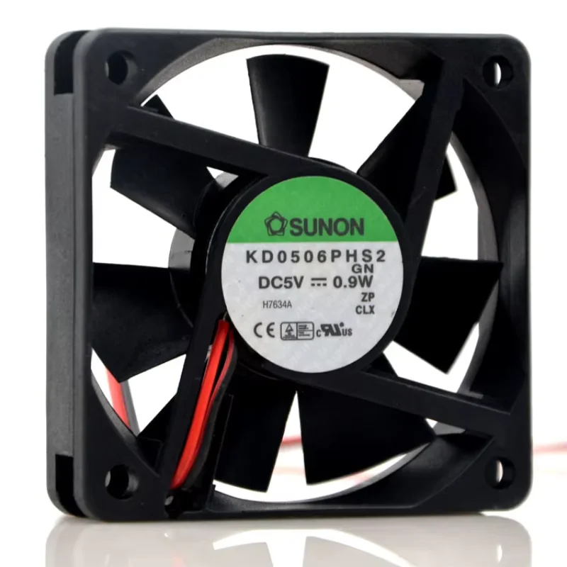 SUNON KD0506PHS2 GN DC 5V 0.9W 60x60x15mm 2-Wire Server Cooling Fan