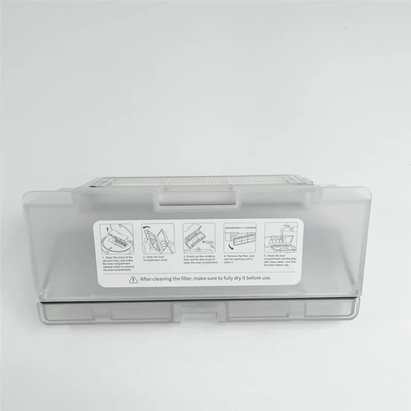 A44F-caja de polvo con filtro para Xiaomi Mi Robot aspirador Mop 2 Pro MJST1S contenedor de polvo accesorios para aspiradoras