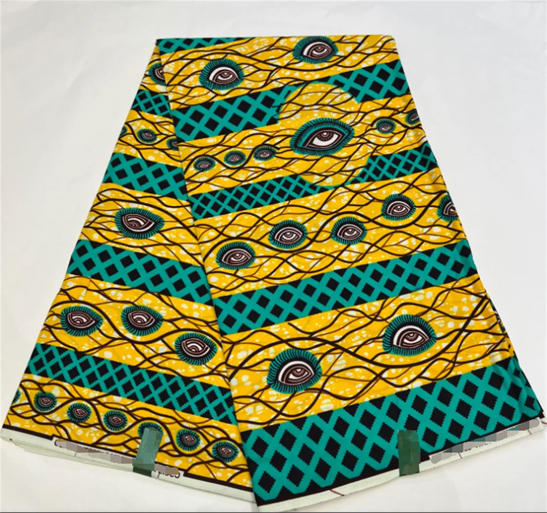 

2024 New Style hollande African Fabrics Nigerian Wax Print High Quality African Wax Fabrics For Patchwor