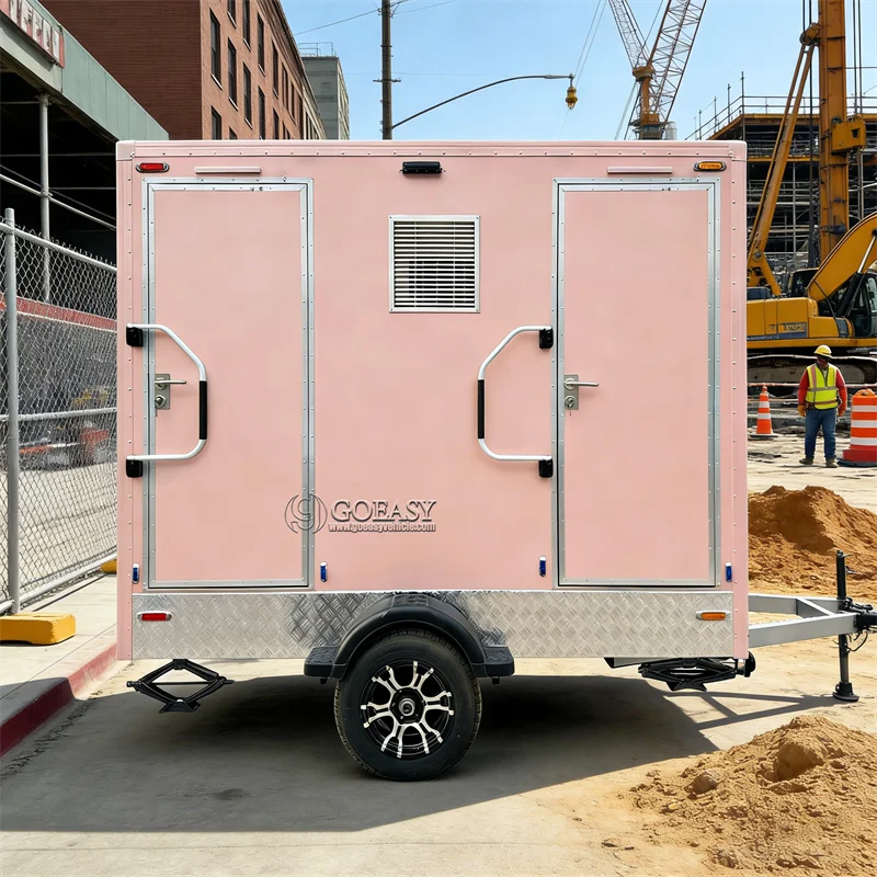 Sophisticated Outdoor Restroom Trailer with Customizable High End Bathroom Amenities