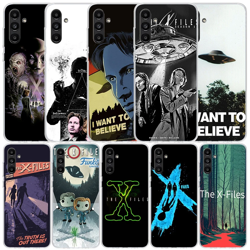 The X Files I Want to Believe Phone Case For Samsung Galaxy A55 A54 A52 A53 A15 A14 A12 A13 A25 A24 A22 A23 A35 A34 A32 A33 A04S